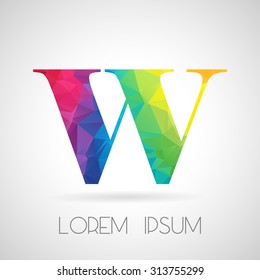 Logo Abstract Polygonal Q Letter, design for Corporate Business Identity, alphabet letter