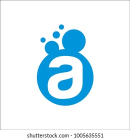 A logo abstract round