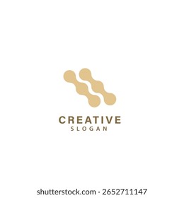 logo abstract ,simple design. soft color.shape vector eps 10