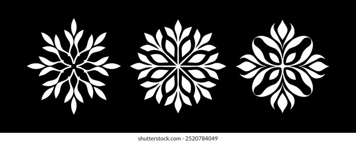 resumo do logotipo do floco de neve