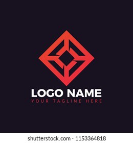 logo abstract symbol target square game e-sports game