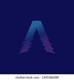 A  logo abstract technology modern logo