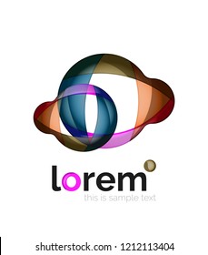 Logo, abstract vector geometric icon