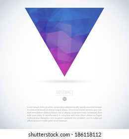 logo abstract vector modern background with triangle object logo line water colourful abstract background scene colorful digital glass ripple cloud modern artistic site business wave clouds cool art c