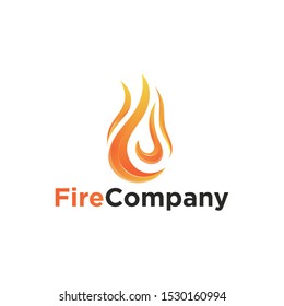 Logo and Abstract web Icon and fire vector identity symbol. Graphic design easy editable for Your design. Modern logotype icon.