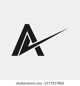 logo AC letter company name