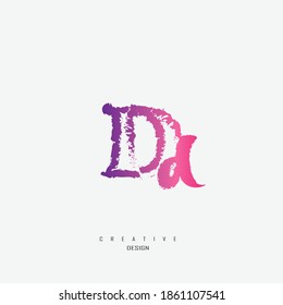 logo ad, da minimalist and unique with elegant pink lines, abstract lines symbolizing women's hair