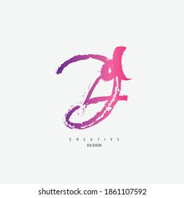 logo ad, da minimalist and unique with elegant pink lines, abstract lines symbolizing women's hair