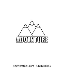 logo adventure games icon. Element of cybersport icon for mobile concept and web apps. Thin line logo adventure games icon can be used for web and mobile