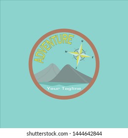 Logo for adventure and mountaineering