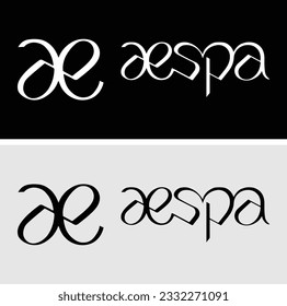 logo aespa kpop girl group