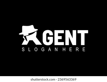  Logo Agent Spionage Vektordesign