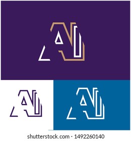 Logo AI, A, I, IA design template. Logo modern for your business