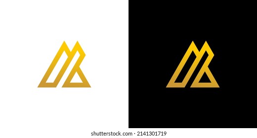 LOGO A AI monogram vector template