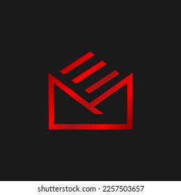 logo aikon mono line em illustration