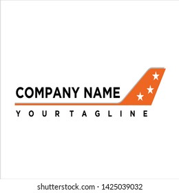 logo airplae designs concept simple