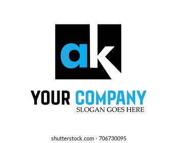 Logo Ak Letter Design