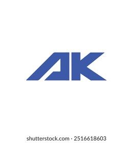 Logo AK Simple Modern ilustrador