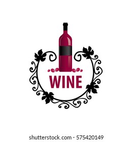 logo alcoholic beverage, wine