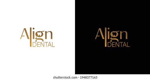 Logo Align Dental Simple And Modern