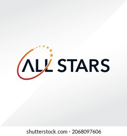 logo all stars vector symbol