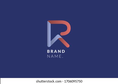 Logo with alphabet combination, suitable for brand and company logo