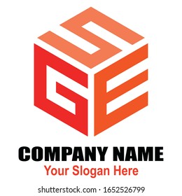 logo alphabet hexagonal word office color