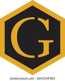logo of a alphabet letters C and G forming a hexagon