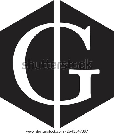 logo of a alphabet letters C and G forming a hexagon