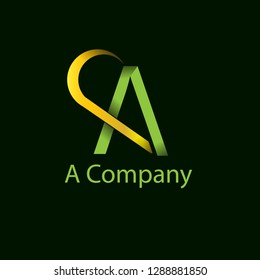 logo with alphabet A and X