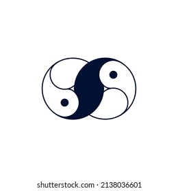 The logo is an ambigram of a bird or the letter S. Unique ring.