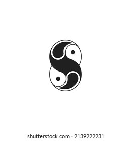 The logo is an ambigram of a bird or the letter S. Unique ring.