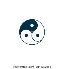 The logo is an ambigram of a three-headed bird or fish. Elegant and unique.