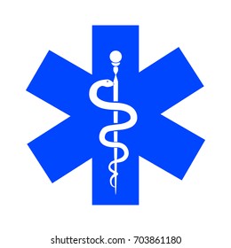 Logo ambulances – stock vector