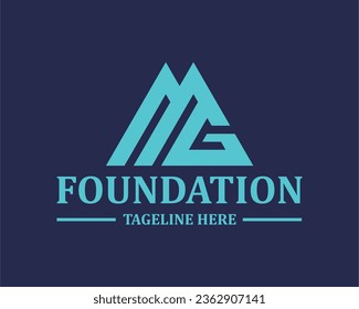 Logo AMG initial AMG monogram design identity 