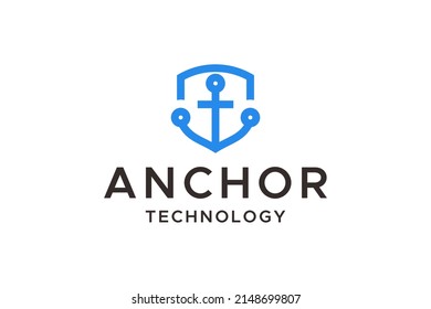 logo for anchor security technology