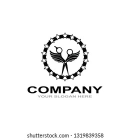 logo angel cutting