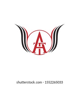 logo at angel wing element