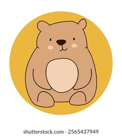 logo animal bear cute chocolate