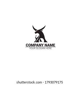 logo animal flat logo for business, corp, wildlife 
animal conservation