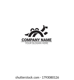 logo animal flat logo for business, corp, wildlife 
animal conservation