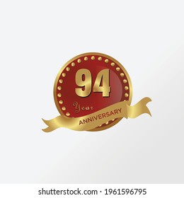
logo anniversary 94 year badges icon