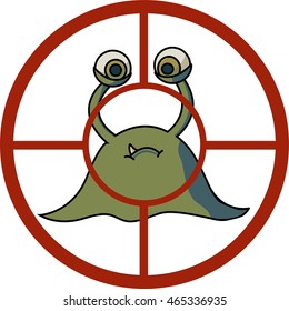 Logo for the anti-virus as a virus in aim