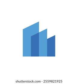 Logo apartment or real estate simple design with blank background