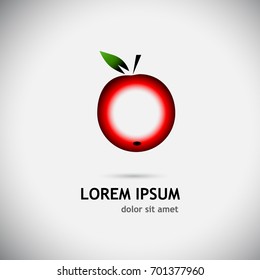Logo apple. Vector