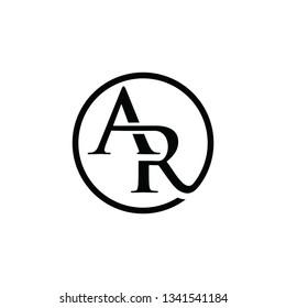 logo ar icon vector