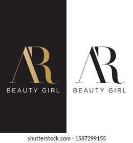 logo AR luxury premium design SYMBOL