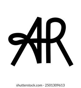 Logo AR Typography Y2K Clothing Logo Patch Apparel Fashion Vector Design K46, Commercial Use