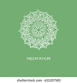 Logo in arabic style  for yoga studio, holistic center and alternative medicine 