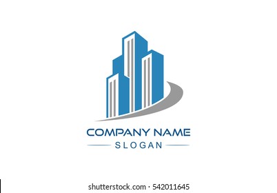 logo architecture construction real estate